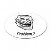 problem_troll_face_bumper_stickers.jpg